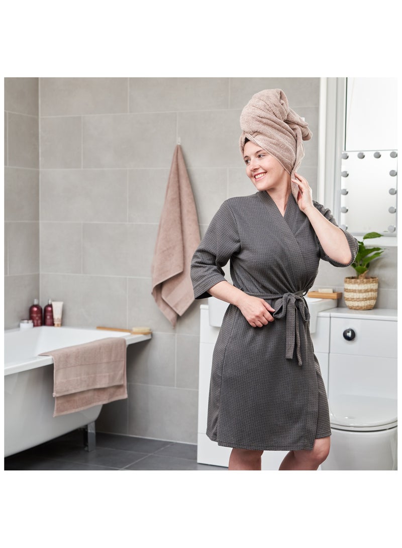 ATEN Homeware Egyptian Cotton 6 Piece Bath Towel Set - 1 Large Bath Towel (70 x 140 cm), 1 Hand Towel (40 x 70 cm) and 4 Face Towels (30 x 30 cm) - Ultra Soft & Highly Absorbent, OEKO-TEX Certified, Made in Egypt (Wedgewood) - Image 4